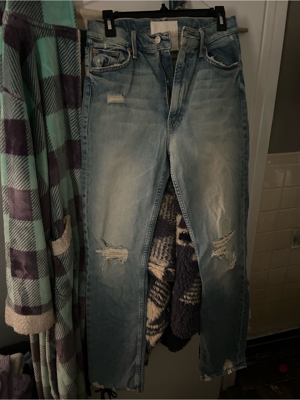 Mother superior jeans 28 high rise rider skimp